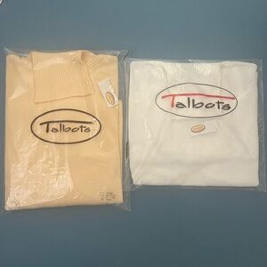 2x Talbots Women's Top Xl Long Sleeve Pullover Turtleneck Shirt Blouse Sweater
